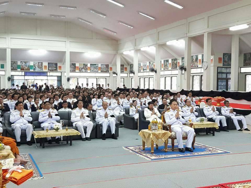 พิธีบำเพ็ญกุศลเพื่อถวายเป็นพระราชกุศล ครบรอบ ๑ ปี วันสวรรคตพระบาทสมเด็จพระปรมินทร ฯ