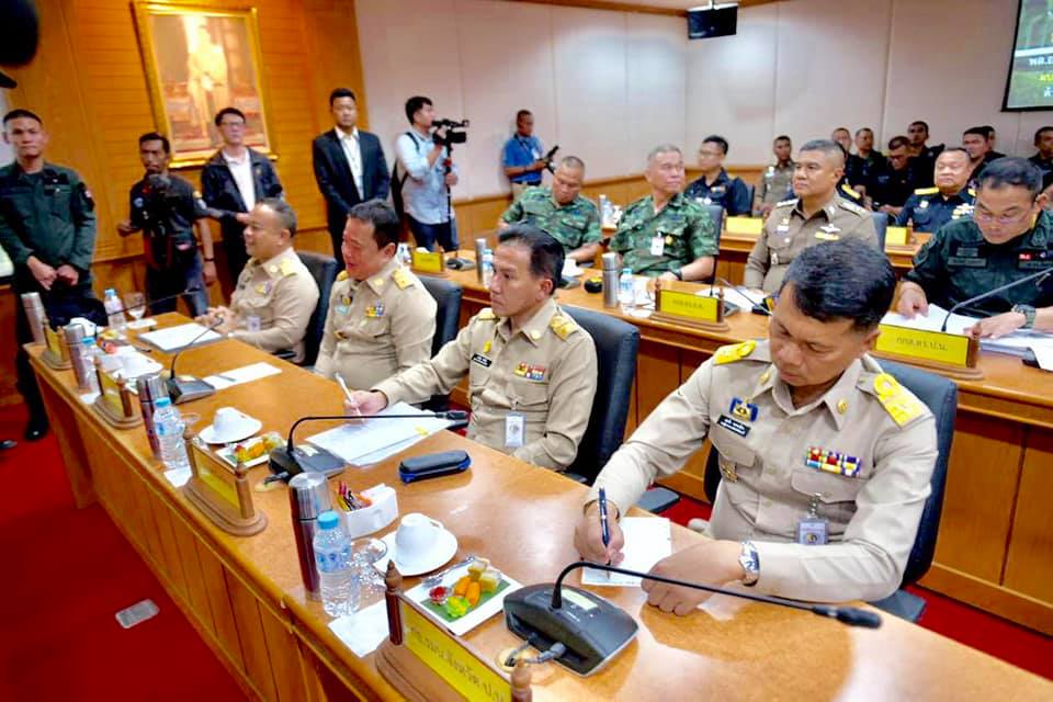 ร่วมให้การต้อนรับ/ร่วมประชุมในโอกาสที่ พลเอก อภิรัชต์ คงสมพงษ์ ผู้บัญชาการทหารบก (ผบ.ทบ.) และคณะฯ