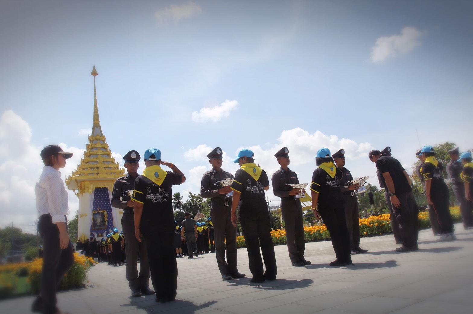 จังหวัดยะลา ซ้อมใหญ่เสมือนจริง ในสถานที่จริง พระราชพิธีถวายพระเพลิงพระบรมศพ  ร.9