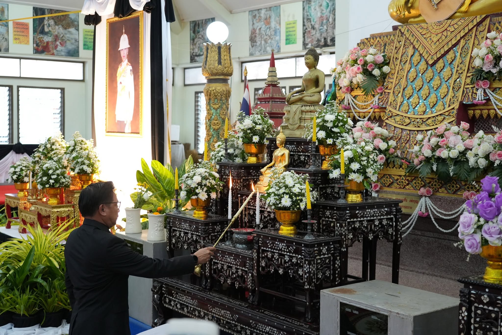 จังหวัดยะลา  จัดพิธีบำเพ็ญกุศลสวดพระอภิธรรม อุทิศถวายพระกุศลแด่ สมเด็จพระเจ้าลูกเธอ เจ้าฟ้าพัชรกิติยาภา นเรนทิราเทพยวดี กรมหลวงราชสาริณีสิริพัชร มหาวัชรราชธิดา