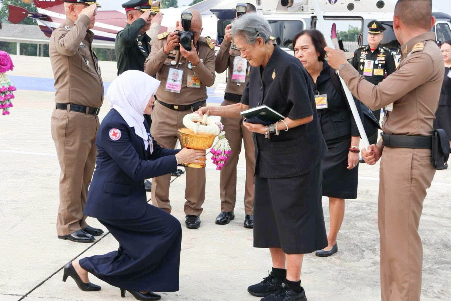 สมเด็จพระกนิษฐาธิราชเจ้า กรมสมเด็จพระเทพรัตนราชสุดา ฯ สยามบรมราชกุมารี เสด็จพระราชดำเนินทรงปฏิบัติพระราชกรณียกิจในพื้นที่จังหวัดปัตตานี
