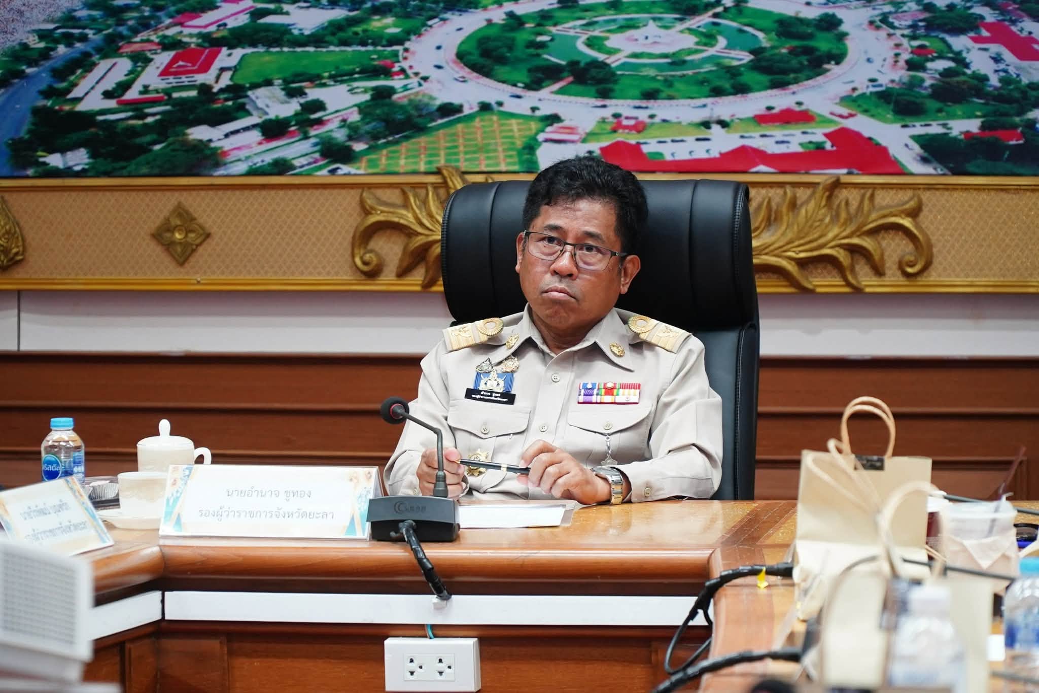 จังหวัดยะลา ร่วมประชุมขับเคลื่อนภารกิจสำคัญของกระทรวงมหาดไทย ผ่านระบบวีดิทัศน์ทางไกล (VCS) ติดตามข้อสั่งการประเด็นสำคัญ